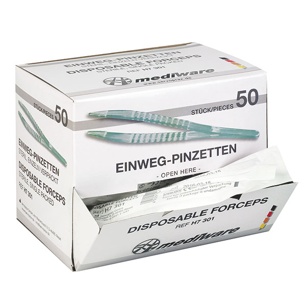 Featured image for “Mediware Einwegpinzetten”